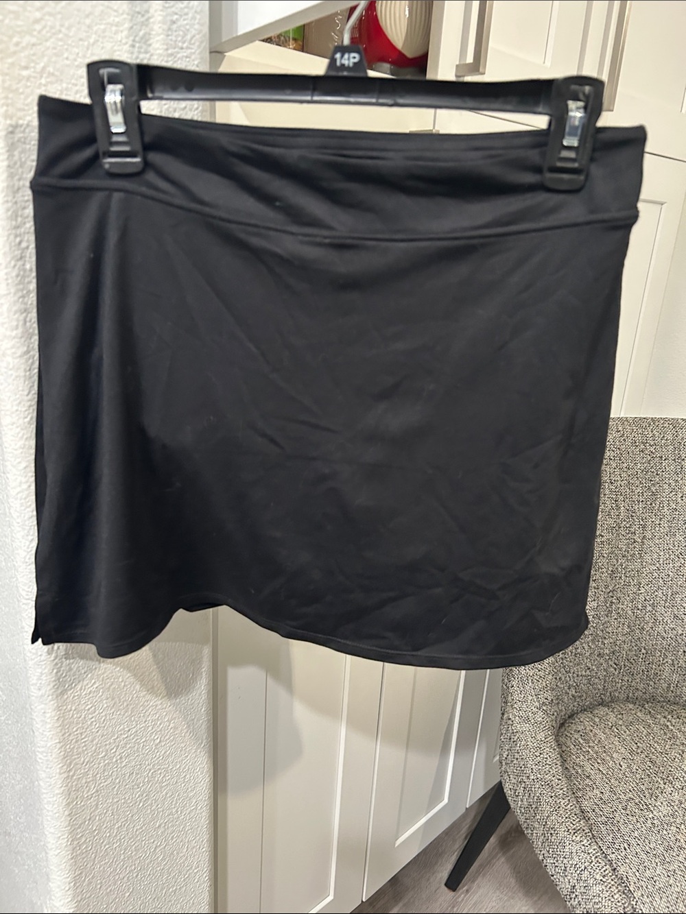 Tranquility by Colorado Clothing Black Stretch Skort